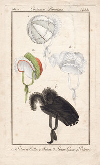 Le Journal des Dames et des Modes 1802 (An 11) Costume Parisien N°433