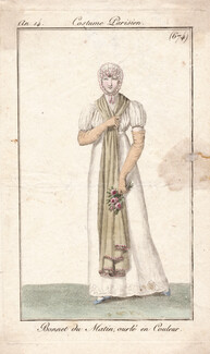 Le Journal des Dames et des Modes 1804 (An 14) Costume Parisien N°674
