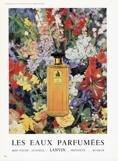 Lanvin (Perfumes) 1958 Arpège, Les Eaux Parfumées, Photo Willy Rizzo