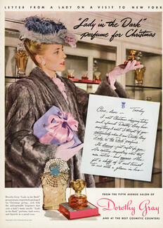 Dorothy Gray (Perfumes) 1944 "Lady in the Dark"