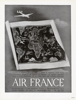 Air France 1947 Partout dans le monde...