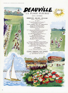 Deauville 1951 La Plage Fleurie, Horse Racing, Polo, Guy Serre