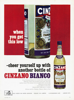 Cinzano 1967 The Bianco