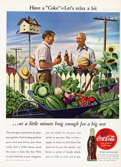 Coca-Cola 1944 Let's relax a bit, Stevan Dohanos
