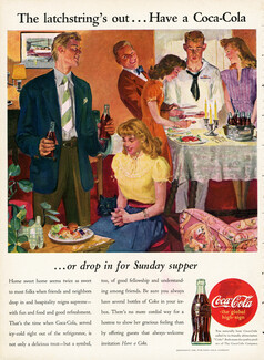 Coca-Cola 1945 The latchstring's out, Gustavson