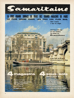 Samaritaine 1960 La Seine, Pont-Neuf