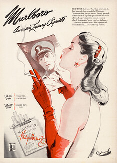 Marlboro (Cigarettes) 1944 Bodegard, Kiss