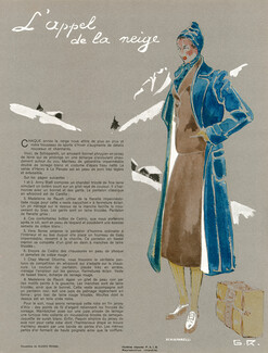 Guido Rossi 1938 Schiaparelli, Annie Blatt, Madeleine de Rauch, Véra Boréa, Marcel Dhorme, Alix, Mainbocher, Paquin, 4 pages