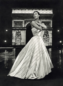 Christian Dior 1958 Arc de Triomphe, Evening Dress, Ducharne