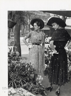 Christian Dior, Balenciaga 1949 Marché aux Fleurs, Photo Savitry