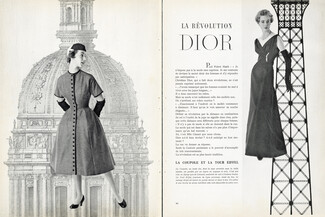 La Révolution Dior 1953 La Coupole et la Tour Eiffel