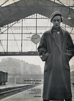 Madeleine de Rauch 1950 Train Station, Photo Dutkovich