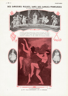 Ileana Leonidoff & M.K. Cerkass 1923 La Bacchanale Russian Dancers
