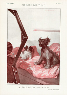 La Voix de sa Maitresse, 1923 - Mendousse Dogs