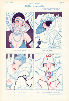 Collets montés, 1920 - Marthe Romme Fashion Satire, Foll'modes