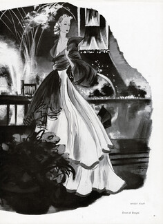 Maggy Rouff 1837 Léon Bénigni, Evening Dress