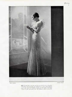 Marcel Rochas 1932 Evening Dress, Photo Lipnitzki