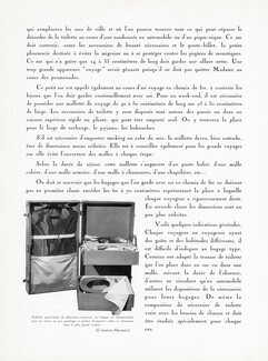 Hermès 1932 Malle porte-habit, Création Hermès