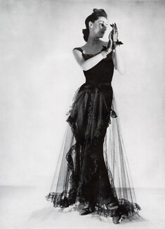 Chanel 1939 Black Lace, Jewels Mauboussin, Photo Hoyningen-Huene