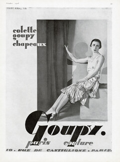 Goupy (Couture) 1928 Colette Goupy, Photo Lorelle
