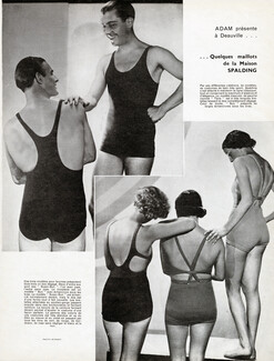 Spalding (Swimwear) 1933 Bathing suits, Photo Scaioni