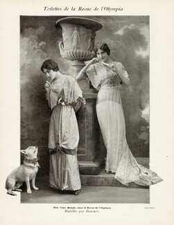 Pépa Bonafé 1912 Revue de l'Olympia, Buzenet, French Bulldog