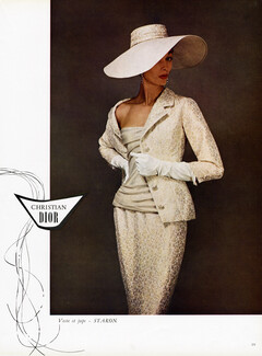 Christian Dior 1955 Veste et jupe, Staron