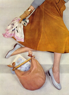 Marcel Guillemin, Hermès Gloves, Max Boinet, Cuvreau Leather Skirt (for Dior), Roger Model 1955