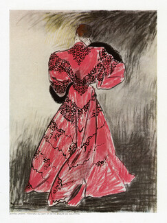 Jeanne Lanvin 1946 Evening Coat, Ducharne, Bernard Blossac