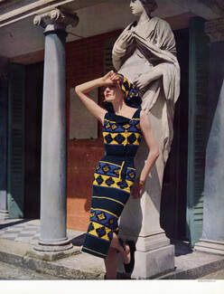 Schiaparelli 1951 Summer Dress, Fashion Photography