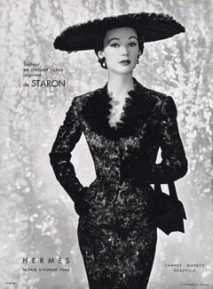 Hermès (Couture) 1953 Tailleur Staron, Photo Seeberger