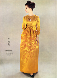 Christian Dior 1962 Evening Gown, Staron