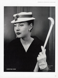 Christian Dior 1953 Hat, Umbrella