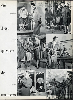 Shop Windows 1950 Molyneux, Rochas, Carven, Fath...