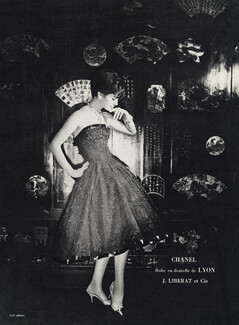 Chanel 1960 Dentelle de Lyon, J. Liberat & Cie, Photo Guy Arsac