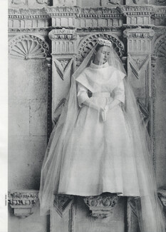 Jacques Griffe 1959 Wedding Dress, Ducharne, Photo Sabine Weiss