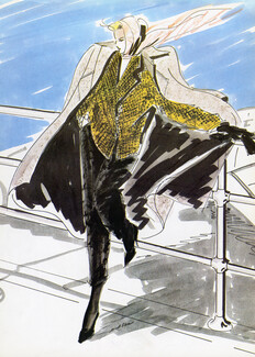 Angelo Tarlazzi 1982 Nicole Pibeaut Fashion Illustration