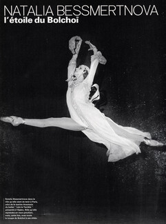 Natalia Bessmertnova 1960 Étoile du Bolchoï Ballet, Photo Lido, 2 pages