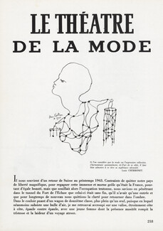 Le Théâtre de la Mode, 1945 - Jean Cocteau, Jean Saint Martin, Christian Berard, Lelong, Dolls, Texte par Roger-M. Chenevard, 6 pages