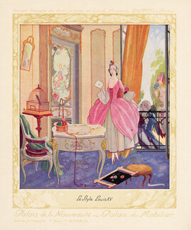 Le Style Louis XV, 1923 - Grands Magasins Dufayel Palais du Mobilier, Furniture, Brunelleschi