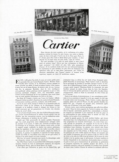 Cartier 1939 Stores in Paris Rue de la Paix, New York Fifth Avenue, London New Bond Street