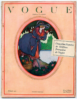Vogue 15 Août 1920 (Édition Française) Joseph B. Platt, 60 pages