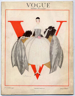 Vogue 1er Octobre 1920 (Édition Française) Georges Lepape, 56 pages
