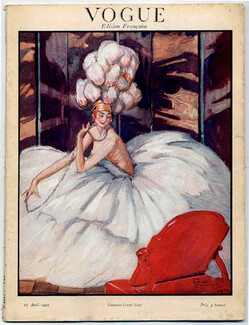 Vogue 15 Avril 1921 (Édition Française) Jean-Gabriel Domergue