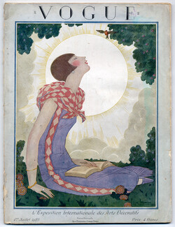 Vogue Juillet 1925 Georges Lepape, L'Exposition Internationale des Arts Décoratifs