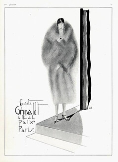 Grunwaldt (Fur Clothing) 1926 Guys, Art Deco