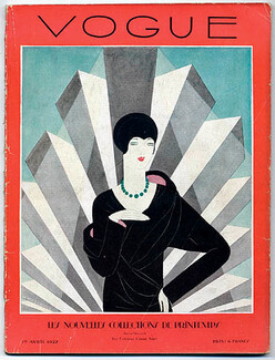 Vogue Avril 1927 Harriet Meserole, 126 pages
