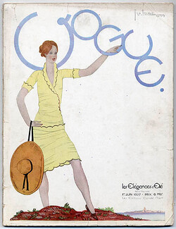 Vogue Juin 1927 Georges Lepape, Les Elégances de l'Eté