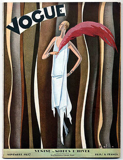 Vogue Novembre 1927 William Bolin, Venise - Modes d'Hiver