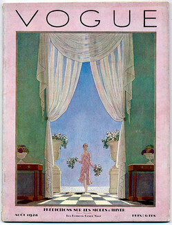 Vogue Août 1928 Pierre Brissaud